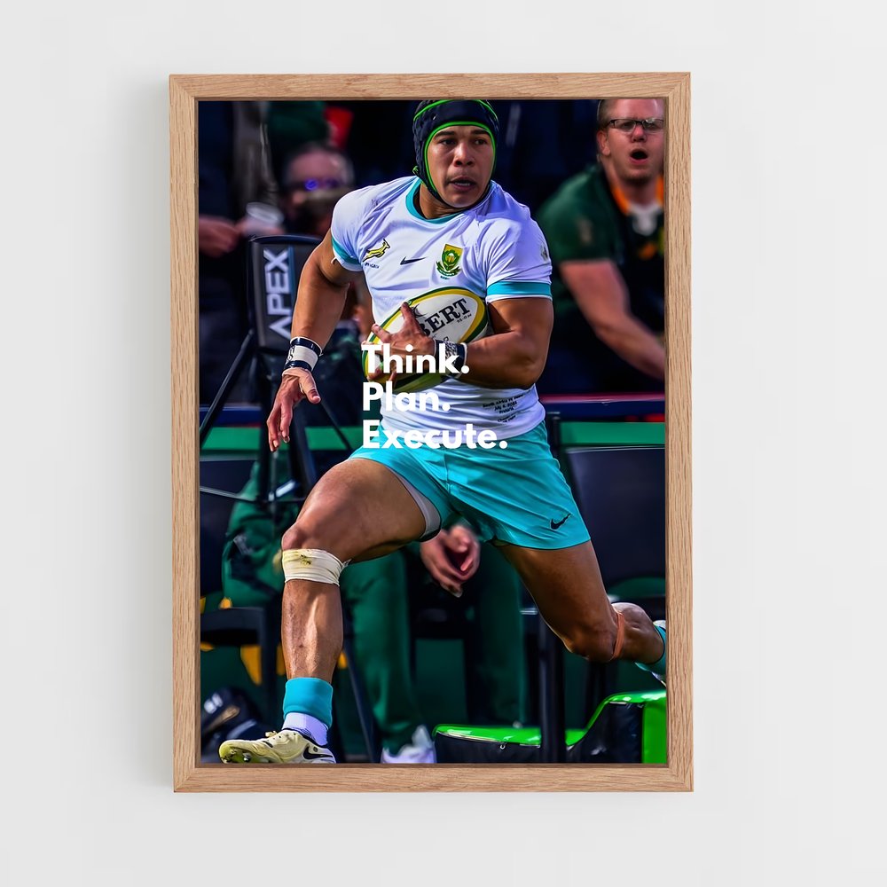 Poster L'Élan de Cheslin – affiche Rugby (vue 4)
